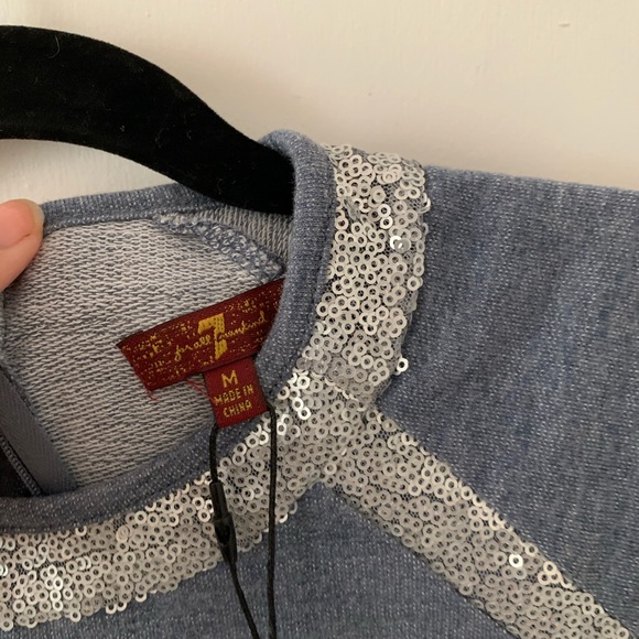 NWT 7 for all Mankind kids sequence long sleeve - Picture 5 of 7
